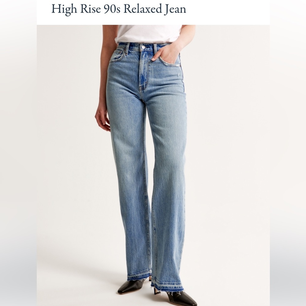 Abercrombie High Rise 90s Relaxed Jeans